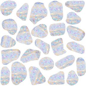 Cat Window Clings Cat Window Decals Cat Butterfly Window Clings Anti-Collision Window Decals to Save Birds Static Clings Prismatic Vinyl Window Clings Rainbow Stickers