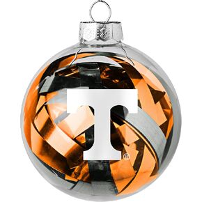 NCAA Large Tinsel Ball Ornament