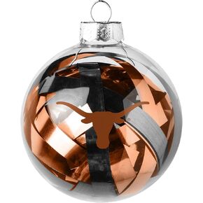 NCAA Large Tinsel Ball Ornament