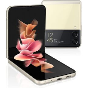 Samsung Galaxy Z Flip3 5G (128 جيجابايت، 8 جيجابايت) 6.7 بوصة AMOLED، Snapdragon 888، 5G VoLTE، مفتوح بالكامل، F711U، لافندر (متجدد)
