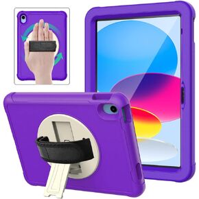 LTROP iPad 10th Generation Case for Kids, iPad 10.9 Case 2022, iPad 10th Gen Case, iPad 10 Case for Kids, Durable Convertible Handle Stand Toddler Case for iPad 10.9 Inch 10th Generation, Blue
