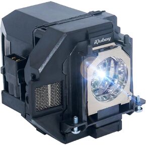 iQubay POA-LMP135 POA-LMP114 Replacement Projector Lamp Bulb for Sanyo PLC-XWU30 PLV-Z2000 PLV-Z700 PLV-1080HD PLV-Z3000 PLV-Z4000 PLV-Z800 PLV-1080HD 610-344-5120 610-336-5404 with Housing