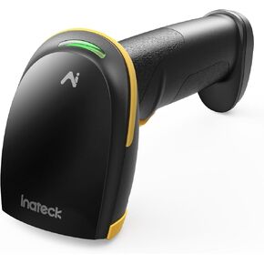 Inateck Wireless Barcode Scanner, Bluetooth Bar Code Scanner, 1D USB Barcode Reader Handheld, 1 Charge 3 Months, Scanner Barcode with APP and SDK