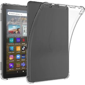 Aircawin for 10.1''All-New Kindle Fire HD 10 Case Clear 2021,Clear Case for Kindle Fire HD 10 Plus 11th Generation 2021,Shockproof Lightwheight Transparent Soft TPU Back Cover Shell for Kindle-Clear
