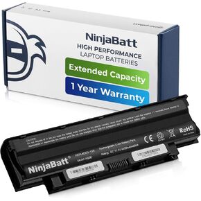 NinjaBatt Battery for Dell 33YDH 17 7000 7779 13 7353 17 7778 15 7778 15 7577 P30E 7786 7773 3779 G5 / 7588 3579 5587 G7 / G3 Latitude 13 3380 14 3490 – High Performance [15.2V/56Wh]
