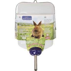 Lixit Widemouth Cage Water Bottles for Rabbits, Ferrets, Guinea Pigs, Rats and Other Small Animals. (White, 64 Ounce)
