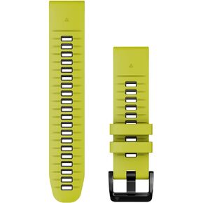Garmin QuickFit 22 mm Watch Band - Moss/Graphite Silicone Band