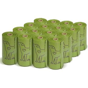 240 Count 13" x 9"Dog Waste Bags Rolls, Leakproof Strong & Sturdy Bags for Dogs, Doggie Bags Cats Litter Bags,Trash Bags for Doggy Pets