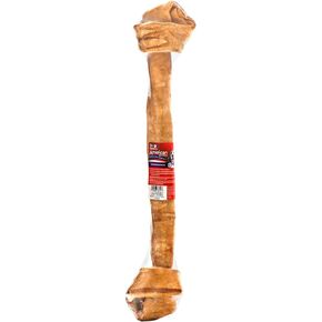 Pet Factory American Beefhide 21" Knotted Bone Dog Chew Treat - Chicken Flavor, 1 Count/1 Pack