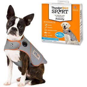 ThunderShirt for Dogs, XX Small, Platinum Sport - Dog Anxiety Relief Calming Vest