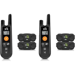 DOG CARE Dog Training Collar with Remote - Dog Shock Collar for All Dogs with 1800FT Remote, Rechargeable Dog Bark Collar with Beep/Vibration/Shock Modes, Security Lock, Rainproof [2023 Upgraded]