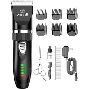 oneisall Cat Clippers for Matted Hair, Quiet Cat Shaver for Long Hair, Cordless Cat Hair Trimmer for Grooming, 2 Speed Pet Shaver Cat Grooming Kit for Cats Small Dogs Animals (Blue)