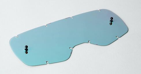 Fox Racing Unisex-Child MX20 Youth AIRSPACE/Main Chrome LEXAN Lens,Red,One Size in Kuwait