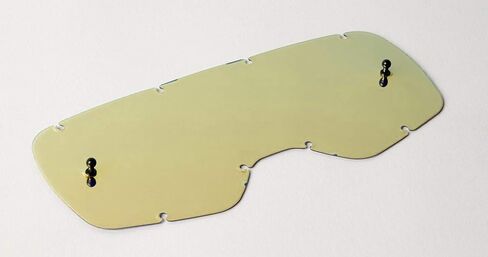 Fox Racing Unisex-Child MX20 Youth AIRSPACE/Main Chrome LEXAN Lens,Red,One Size in Kuwait