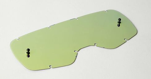 Fox Racing Unisex-Child MX20 Youth AIRSPACE/Main Chrome LEXAN Lens,Red,One Size in Kuwait