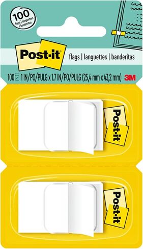 Post-it Flags, 50/Dispenser, 2 Dispensers/Pack, 1 in Wide, Bright Pink (680-BP2) in Kuwait