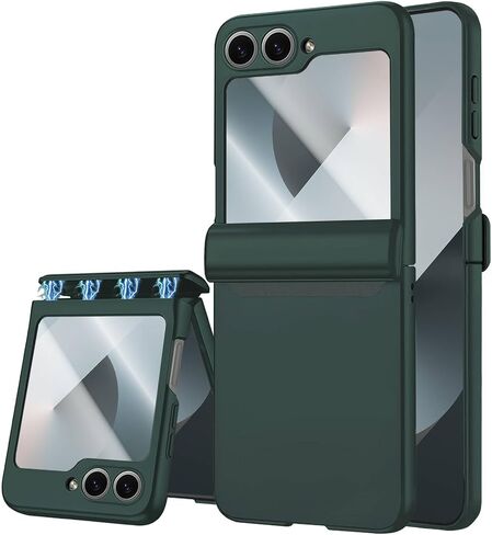 STORMTAL for Samsung Galaxy Z Flip 6 Case, Hinge Protection, Built-in Screen Protector, Wireless Charging, Slim Rugged Phone Protective Case for Galaxy Z Flip 6 Wine in Saudi Arabia