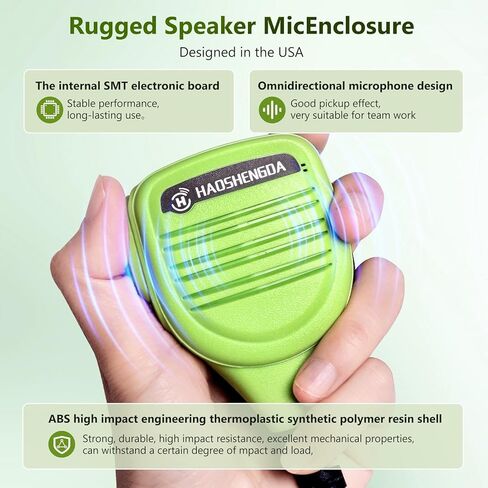 Speaker Microphone with Reinforced Cable for Baofeng, BTECH, Kenwood radios, Retevis,Shoulder-Mounted Speaker Microphone in Kuwait