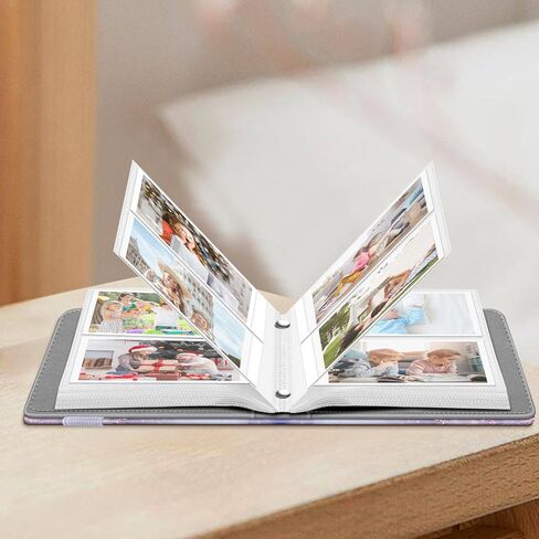 Fintie Mini Photos Album Book for 2x3 Inch Films - 104 Pockets Small Albums | For Fujifilm Instax Mini 13/12/11/99/40/Evo/Se/7+/Liplay Instant Camera, Photos Keepsakes, Kids Memory Book, Emerald Marble in Saudi Arabia