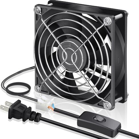 GDSTIME EC Cooling Fan 60mm x 60mm x 25mm AC 110V 115V 120V 220V 240V Dual Ball Bearings in Saudi Arabia