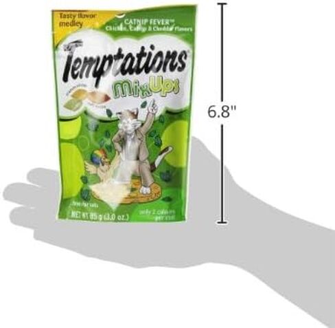 Temptations MixUps Crunchy and Soft Cat Treats, Catnip Fever, 16 oz in Kuwait