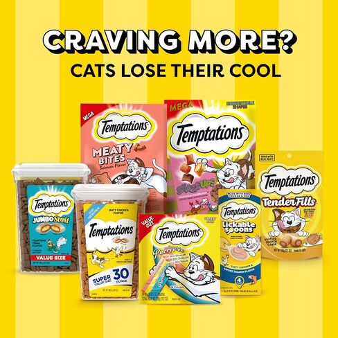 Temptations MixUps Crunchy and Soft Cat Treats, Catnip Fever, 16 oz in Kuwait