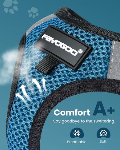 FAYOGOO Cat Harness and Leash Set | Upgrade Step-in Escape Proof Harness | Lightweight Soft Vest, No-Choke Design for Walking, Travel, Camping (Green) in Saudi Arabia