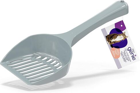 مغرفة فضلات القطط من ليتر جيني | لصندوق فضلات قطتك | سهولة التنظيف والتخلص | رمادي in Kuwait