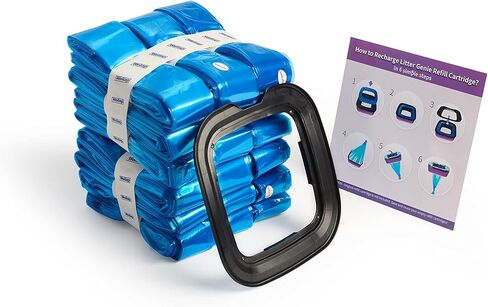 Super Jumbo Litter Refill Bags 60ft Compatible with Your Litter Refill Cartridge, Up to 16 Months, Cat Kitty Litter Refills Odor Control (4 Pack) in Saudi Arabia