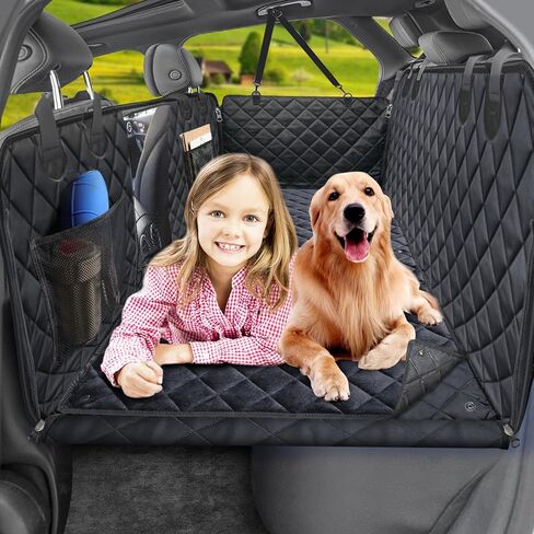 URPOWER Back Seat Extender for Dogs, Large Hard Bottom Dog Car Seat Cover in Saudi Arabia