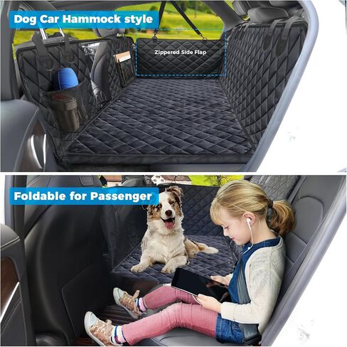 URPOWER Back Seat Extender for Dogs, Large Hard Bottom Dog Car Seat Cover in Saudi Arabia