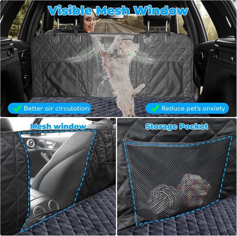 URPOWER Back Seat Extender for Dogs, Large Hard Bottom Dog Car Seat Cover in Saudi Arabia