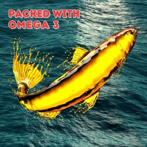 Wild Alaskan Omega-3 Fish Oil Flavor Food Topper Vitamins & Supplement for Cats and Dogs | 4oz in Saudi Arabia