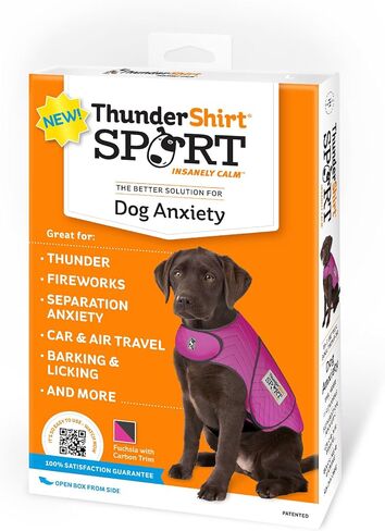 ThunderShirt for Dogs, XX Small, Platinum Sport - Dog Anxiety Relief Calming Vest in Kuwait