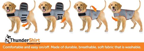 ThunderShirt for Dogs, XX Small, Platinum Sport - Dog Anxiety Relief Calming Vest in Kuwait