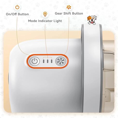 Afloia Dog Grooming Kit, Pet Grooming Vacuum & Dog Clippers Nail Trimmer Grinder & Dog Brush for Shedding with 6 Pet Grooming Tools, Low Noise Dog Hair Remover Pet Grooming Supplies for Dog Cat in Saudi Arabia