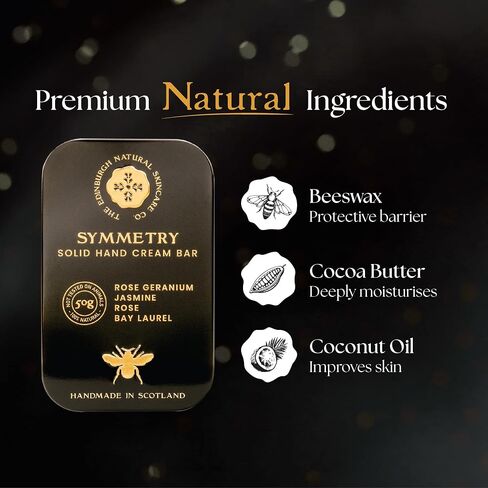 Moisturising Solid Hand Cream Bars | For Dry & Sensitive Hands | Luxury No.1 Scent | Natural Hand Cream | No Sticky Residue | Luxury Gift | Cruelty Free | Edinburgh Skincare Company in Saudi Arabia