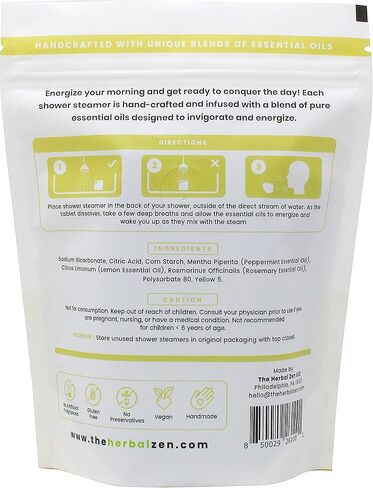 مجموعة أجهزة الاستحمام بالبخار السائبة مع الزيوت العطرية من شركة The Herbal Zen (3 عبوات تحتوي كل منها على 10 أقراص، مجموعة قيمة)، قنابل الاستحمام السائبة، هدية استرخاء للنساء والرجال، هدايا عيد الميلاد، حشو للجوارب in Kuwait