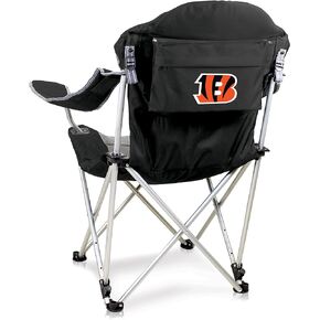 PICNIC TIME NFL Reclining Camp, Beach Adults, Sports Chair with Carry Bag