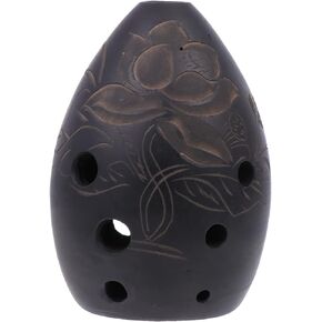 ARTIBETTER Professional Chinese Flute Xun Instrument Ceramic Ocarina Ancient Xun Instrument Ceramic Ocarina Home Ornament