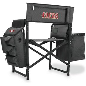 PICNIC TIME NFL Fusion Camping Side Table and Soft Cooler, Beach Adults, Lawn Chair