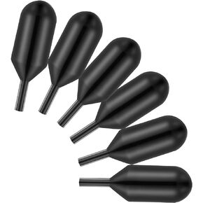 Colarr 6 Pack Rolling Ink Refills for Identity Protection Stamps, Daters and Stamp Pad, 1.5cc Each, Black Color Ink, Replacement Ink Refills for Self Identity Theft Guard Inking Stamp
