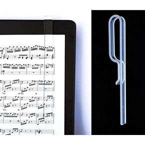 Music Stand Page Holder- Clear Grip 2-Pack