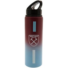 West Ham United F.C. Team Merchandise 750ml Aluminium Fade Bottle