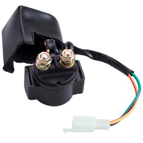 CNCMOTOK Starter Solenoid Relay for 4-Stroke GY6 50cc 125cc 150cc 200cc 250cc ATV Dirt Bikes Scooters Go Kart Dne Buggys Quad 4 Wheelers Pocket Bike Moped Roketa SSR Taotao Sunl Coolster