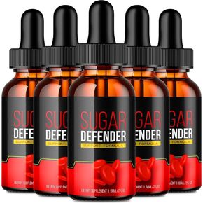 Vitavault Sugar Defender Drops - Official Formula - Sugar Defender Liquid Supplement, Sugar Defender 24, Sugar Defender Reviews for Extra Strength with Hawthorn Berry Organic (5 Pack)