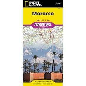 خريطة المغرب (خريطة المغامرة ناشيونال جيوغرافيك، 3203)