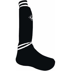 Franklin Sports Youth + Adult Soccer Shin Guard Socks - Built-In Shin Guards - Black or White - Assorted Colors May Vary