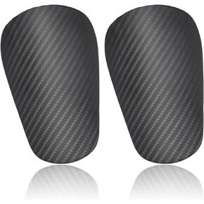 2pcs Mini Soccer Shin Guards, 3.15x1.97 Inch Extra Mini Football Shin Pads Youth and Adults Shin Guards Protective Equipment Shin Guards for Man Women Kids Boys Girls