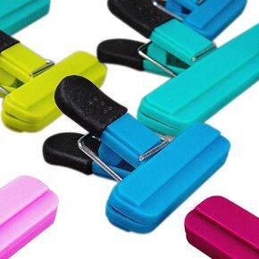 Chip Clips 14PCS Food Bag Clips with Heavy Duty(4 Large &10 Small Size) Seal Grip Assorted Colors in Kuwait